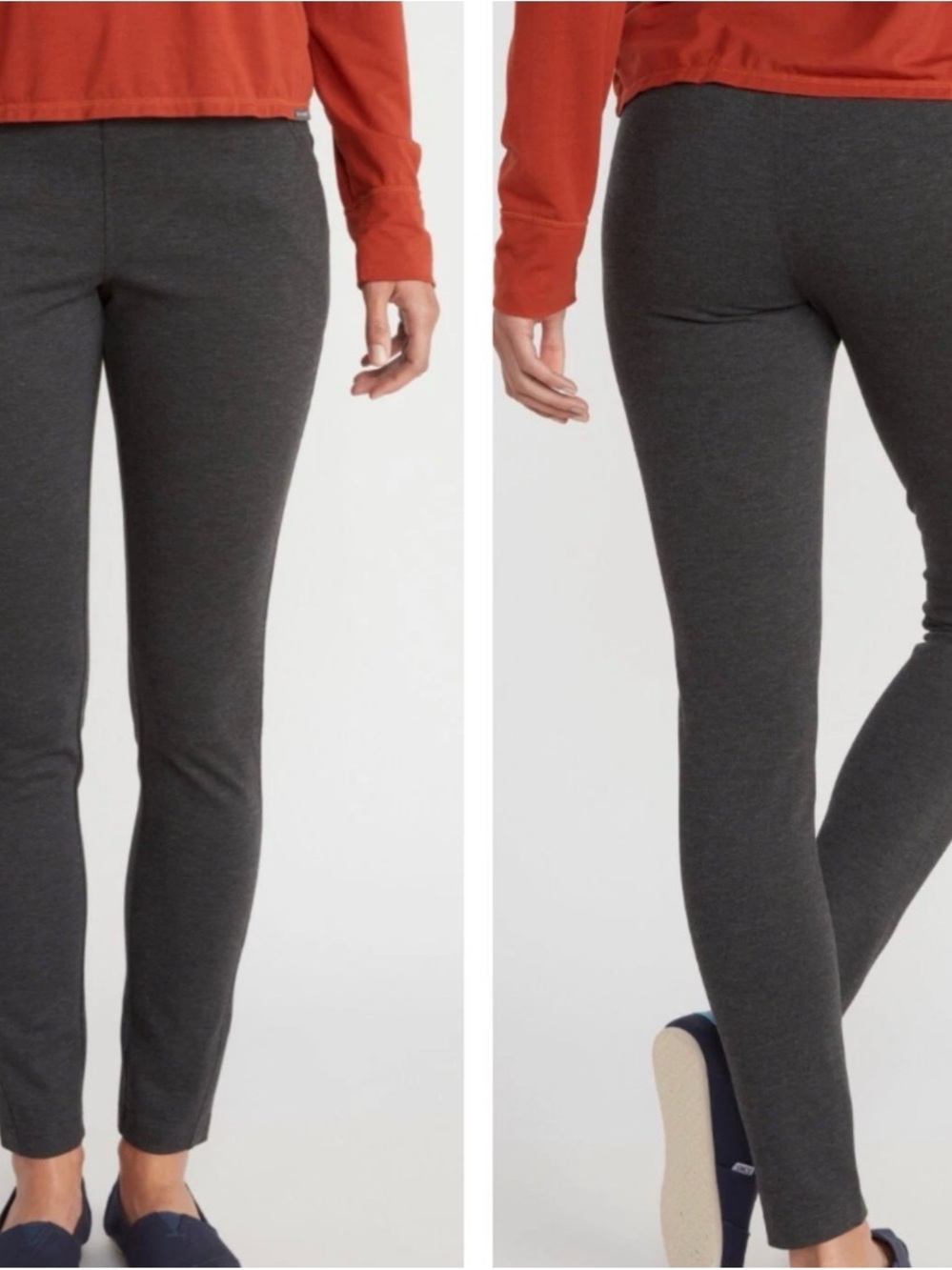 ExOfficio Minka Charcoal Gray Legging Casual Pants Women’s Size 8